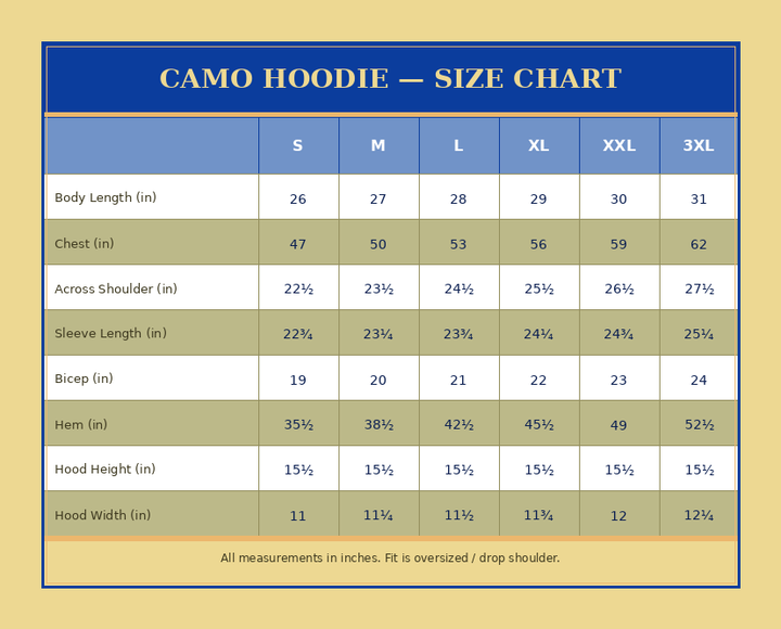 The Camo Hoodie